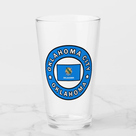 Oklahoma City Oklahoma Glas (Vorderseite)