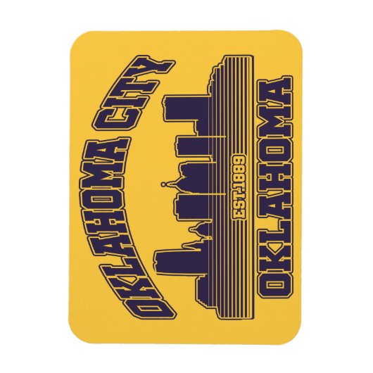 Oklahoma City, Oklahoma Magnet (Vertikal)