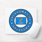 Oklahoma City Oklahoma Mousepad (Mit Mouse)