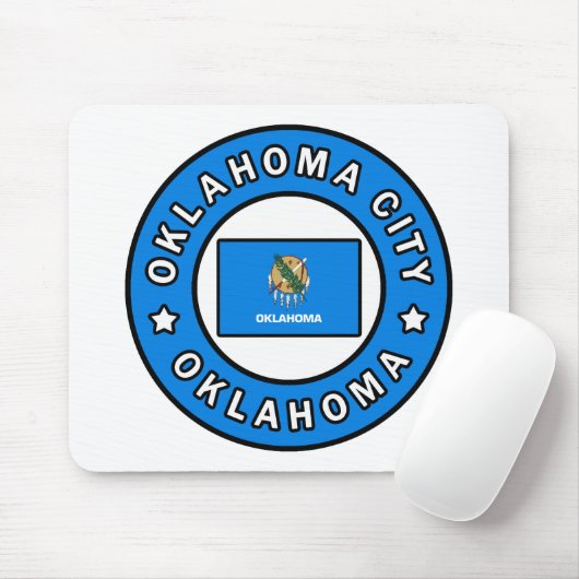 Oklahoma City Oklahoma Mousepad (Mit Mouse)
