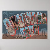 Oklahoma City, Oklahoma (Ölfelder) Poster (Vorne)