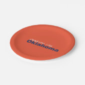 Oklahoma City, Oklahoma Paper Tellers Pappteller (Schrägansicht)