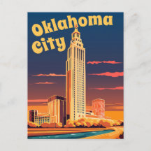 Oklahoma City, Oklahoma River Passing the City