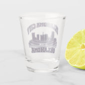 Oklahoma City, Oklahoma Schnapsglas (Rückseite)