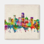 Oklahoma City Oklahoma Skyline Magnet (Vorne)