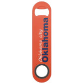 Oklahoma City, Oklahoma Speed Bottle Opener Speedflaschenöffner (Rückseite)
