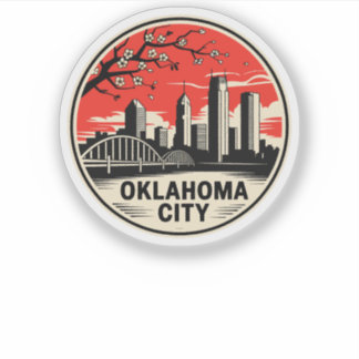 Oklahoma City Oklahoma USA Aufkleber