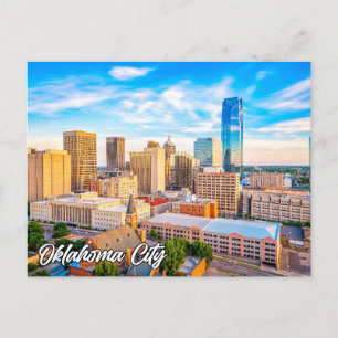 Oklahoma City, Oklahoma, USA Feiertagspostkarte