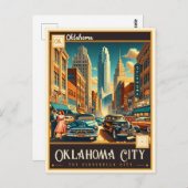 Oklahoma City, Oklahoma | VINTAG Postkarte (Vorne/Hinten)