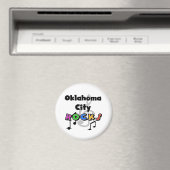 Oklahoma City Rocks Magnet (In Situ (Geschirrspüler))