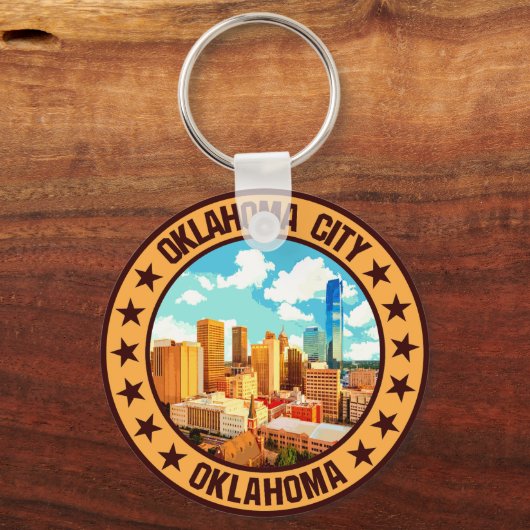 Oklahoma City Schlüsselanhänger (Rückseite)
