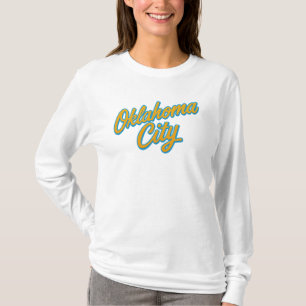 Oklahoma City Script - Retro OKC Pride T-Shirt