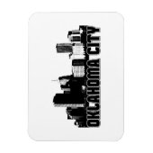 Oklahoma City Skyline Magnet (Vertikal)