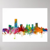 Oklahoma City Skyline Poster (Vorne)