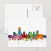 Oklahoma City Skyline Postkarte (Vorne/Hinten)