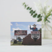 Oklahoma City Stockyards Postkarte (Stehend Vorderseite)