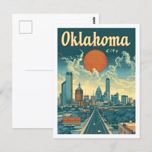 Oklahoma City USA Berühmter Reiseort Postkarte