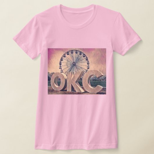 Oklahoma City Wheeler District Art T-Shirt (Ablage )