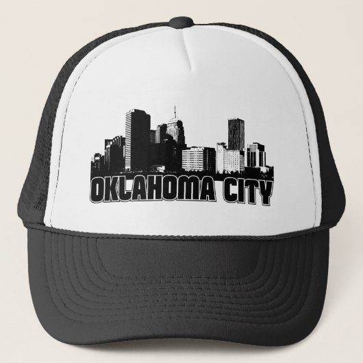 Oklahoma- CitySkyline Truckerkappe (Vorderseite)