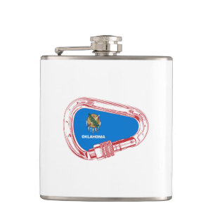 Oklahoma Climbing Carabiner Flachmann