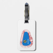 Oklahoma Climbing Carabiner Gepäckanhänger (Rückseite vertikal)