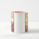 Oklahoma Cowgirl-Briefmarke Tasse (Zentrum)