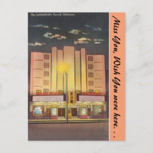 Oklahoma, das kanadische Theater, Purcell Postkarte
