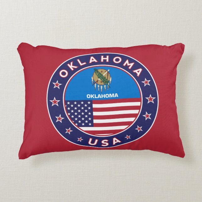 Oklahoma Dekokissen (Vorderseite)