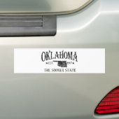 Oklahoma - Der frühere Staat Autoaufkleber (Auf Auto)