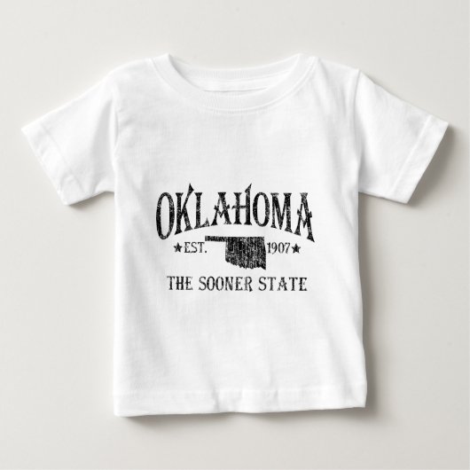 Oklahoma - Der frühere Staat Baby T-shirt (Vorderseite)