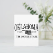 Oklahoma - Der frühere Staat Postkarte (Stehend Vorderseite)