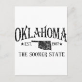 Oklahoma - Der frühere Staat Postkarte (Vorderseite)