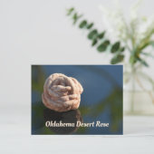 Oklahoma Desert Rose Staat Rock Fotografie Postkarte (Stehend Vorderseite)