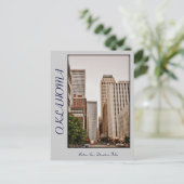 Oklahoma, Downtown Tulsa, Boston Ave, Postkarte (Stehend Vorderseite)