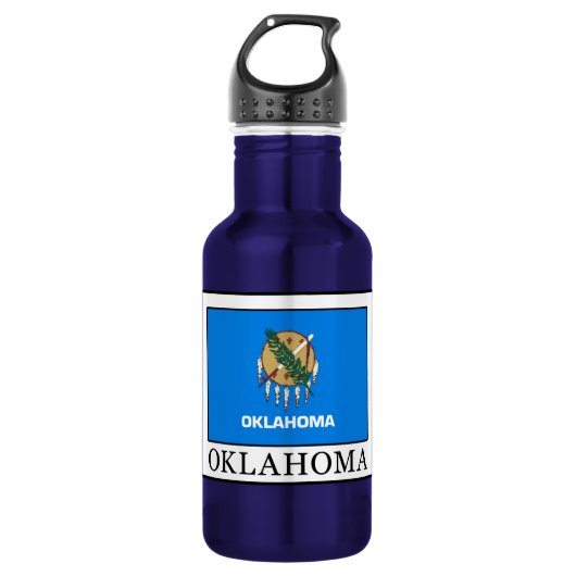 Oklahoma Edelstahlflasche (Vorderseite)