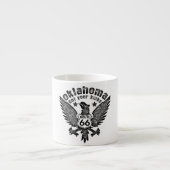 Oklahoma Erhalten Sie Ihre Kicks Route 66 Espressotasse (Vorderseite)