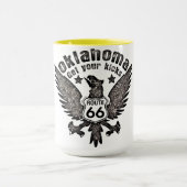 Oklahoma Erhalten Sie Ihre Kicks Route 66 mit Filt Tasse (Zentrum)
