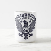 Oklahoma Erhalten Sie Ihre Kicks Route 66 Verwandlungstasse (Zentrum)