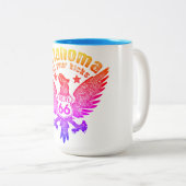 Oklahoma Erhalten Sie Ihre Kicks Rte 66 mit Ipanem Zweifarbige Tasse (VorderseiteRechts)