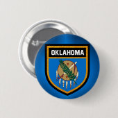 Oklahoma Flag Button (Vorne & Hinten)