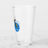 Oklahoma Flag Cycling Glas (Links)