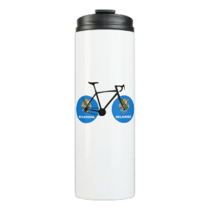 Oklahoma Flag Cycling Thermosbecher