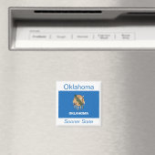 Oklahoma Flag Magnet (In Situ (Geschirrspüler))