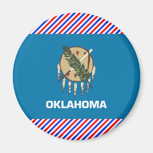 Oklahoma Flag Magnet (Vorne)
