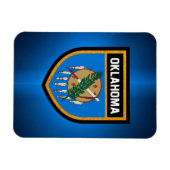 Oklahoma Flag Magnet (Horizontal)