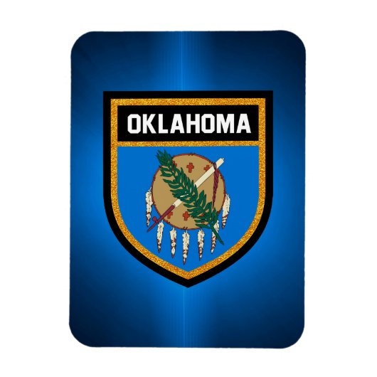 Oklahoma Flag Magnet (Vertikal)