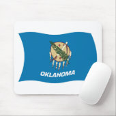 Oklahoma Flag Mousepad (Mit Mouse)