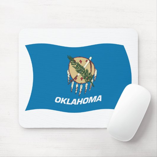 Oklahoma Flag Mousepad (Mit Mouse)