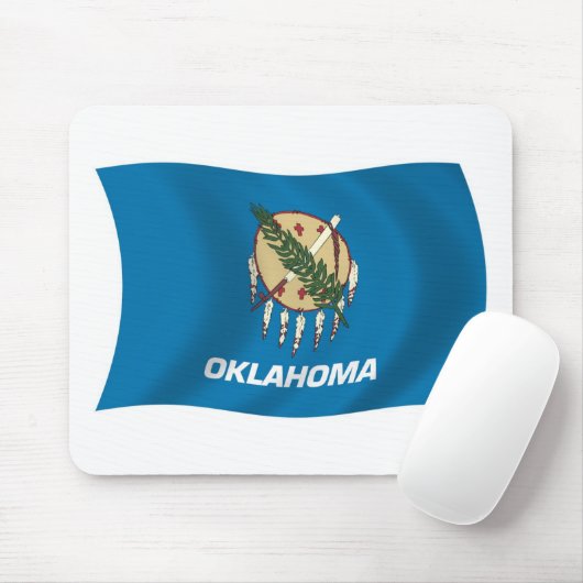 Oklahoma Flag Mousepad (Mit Mouse)