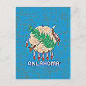OKLAHOMA FLAG POSTKARTE (Vorderseite)
